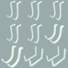 SafeRacks Accessory Hook Package - Deluxe, White