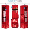 Premium Christmas Hanging Gift Wrap Organizer, With Strap and Pockets