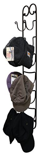 Wall Mount Rack - Multi-Purpose Organizer for Towels, Hats, and Wine Bottles