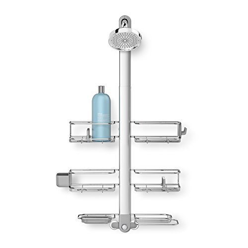 Simplehuman Adjustable Shower Caddy XL, Stainless Steel