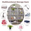 Giantex 2 Pcs Shelving Rack Storage Shelf Steel Garage Utility Rack