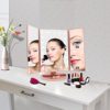 Tri-fold Vanity Mirror with 1X/2X/3X Magnification Mirrors