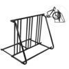 GOTOTOP Bikes Floor Mount Parking HD Steel Rack Storage Bicycle Yard Outdoor Stand
