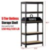 Topeakmart 3 pack Heavy Duty 5 Tier Commercial Industrial Racking Garage