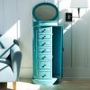 Hives and Honey Bailey Jewelry Armoire, Turquoise