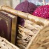 Household Essentials ML-6017 Wicker Magazine Rack - Natural