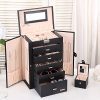 Homde 2 in 1 Huge Jewelry Box/Organizer/Case with Small Travel Case