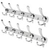 Whitgo Wall Mount Coat Hook, 2 Pack 15 Hooks Stainless Steel Coat Hangers