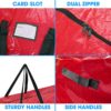 Artificial Tree Storage Bag - Effortless Holiday Tree Protection for Your 7ft Tall Christmas Tree, Perfect for Attic, Garage, or Storage Unit