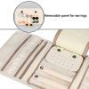 Teamoy Travel Jewelry Roll, Jewelry Storage Bag Organizer