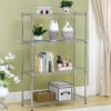 4Shelf Wire Shelving Unit Garage NSF Wire Shelf Metal Storage Shelves Heavy