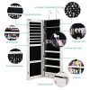 TomCare Jewelry Cabinet Jewelry Armoire Wall Door Mounted Jewelry Organizer