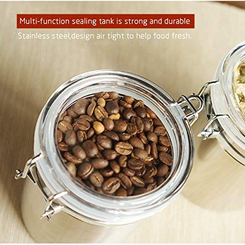 Stainless Steel Airtight Canister Set, Beautiful Food Storage
