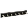 Franklin Brass FBKEYT7-BSE-R Key Rail with 7 Hooks 14" Rack, Black & Satin Nickel