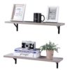 Wall Mounted Floating Shelves, Set of 2