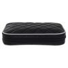 Ellis James Designs Quilted Travel Jewelry Organizer Bag Case - Black