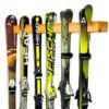 Handcrafted Ski Storage Rack | Holds 6 Pairs | Cedar Wood Ski Display