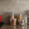 Bellemain 4 Piece Airtight Acrylic Canister Set