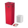Elf Stor 83-DT5519 40 in. Tall Wrapping Paper Storage Box in Red