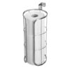 mDesign Modern Over The Tank Hanging Toilet Tissue Paper Roll Holder