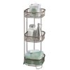 InterDesign Forma Metal Wire Corner Standing Shower Caddy