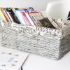 Nesting Storage Baskets - 5-Piece Wicker Decorative Baskets