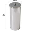 Huji Rust Resistant Stainless Steel Toilet Paper Roll Canister Holder