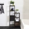 Bamboo Bathroom Shelf Stand 4-Tier