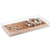Bamboo Vanity Tray - Stylish and Durable Storage for Bathroom, Kitchen, and Office