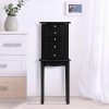 Giantex Jewelry Chest Armoire Cabinet Standing with Mirror