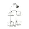 Zenna Home 7446SS, Expandable Over-The-Showerhead Caddy, Chrome