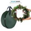 2-Pack Christmas Wreath Storage Bag 36" - Artificial Wreaths