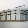 MonsterRax 4x8 Garage Storage Rack – Height Adjustable Steel Overhead Storage