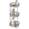 InterDesign Forma Metal Wire Corner Standing Shower Caddy