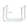 Adjustable Garage Ceiling Mount Storage Rack Kit
