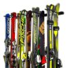 StoreYourBoard Omni Ski and Snowboard Wall Storage Rack | Holds 10 Pairs | Ski Wall Mount Home & Garage Storage Hanger