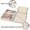 Teamoy Travel Jewelry Roll, Jewelry Storage Bag Organizer