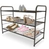 CAXXA 3-Tier Stackable Metal Utility Rack Storage for Shoe