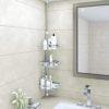 Lifewit Corner Shower Caddy 3 Tier Adjustable Bathroom