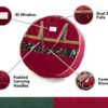 CoverMates – 48" Christmas Wreath Storage Bag – 3 Year Warranty- Green