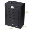 Homde 2 in 1 Huge Jewelry Box/Organizer/Case with Small Travel Case