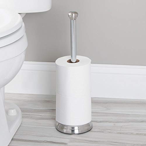 InterDesign York Metal Toilet Tissue Reserve for Bathroom