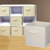 Sodynee Foldable Cloth Storage Cube Basket Bins Organizer Containers Drawers