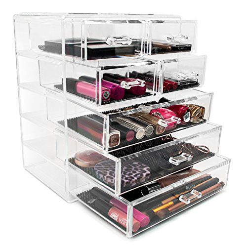 Cosmetics Makeup and Jewelry Big Storage Case Display
