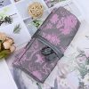 Monrocco Silk Jewelry Roll, Travel Embroidery Brocade Jewelry Organizer Case