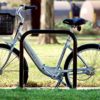 Commercial Grade Bicycle Parking Inverted U Hoop Bike Rack