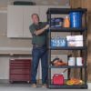 Keter 5-Shelf Heavy Duty Utility Freestanding Ventilated Shelving Unit Storage
