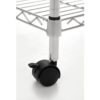 Seville Classics 5-Tier UltraZinc Steel Wire Shelving /w Wheels