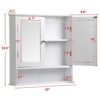 Yaheetech Medicine Cabinets Wooden Bathroom