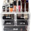 Cosmetic Makeup and Jewelry Storage Case Display